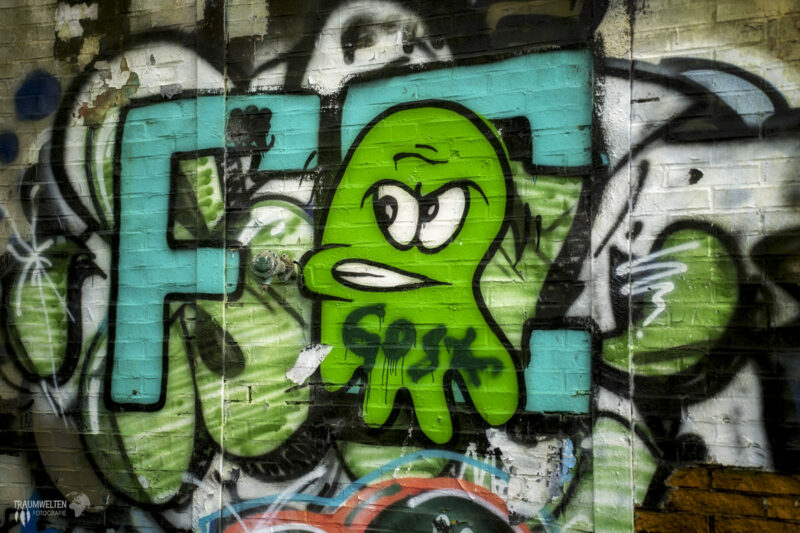 Graffiti Müllverbrennung