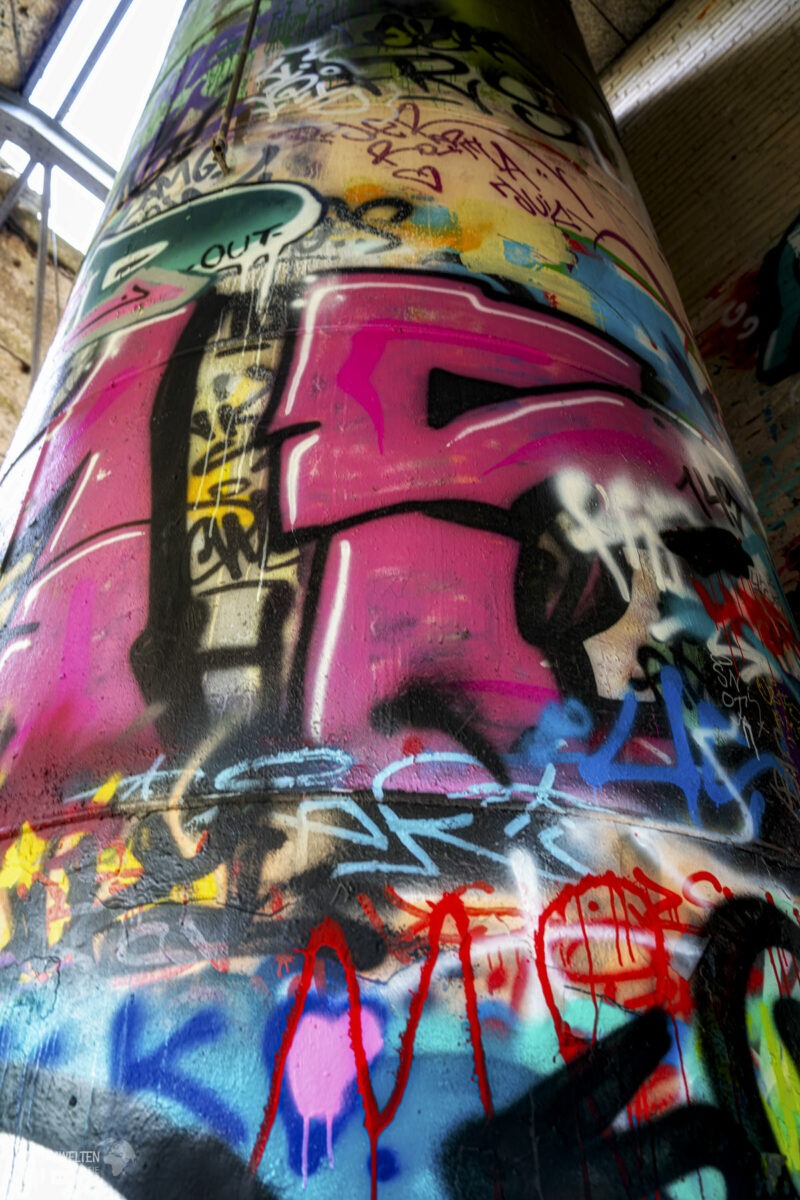 Graffiti Müllverbrennung