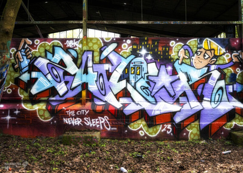 Graffiti Müllverbrennung